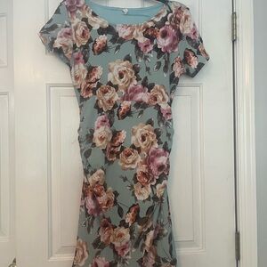 Pink Blush Maternity Dress